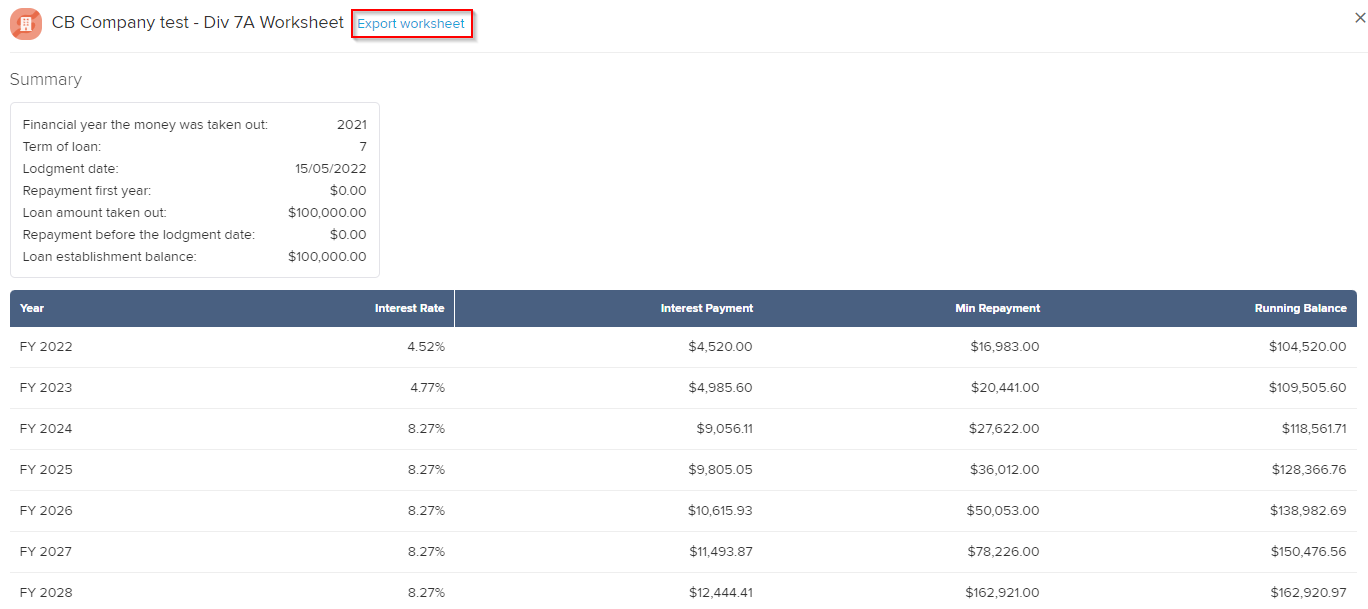 Division 7A loans [Beta] Simple Invest 360